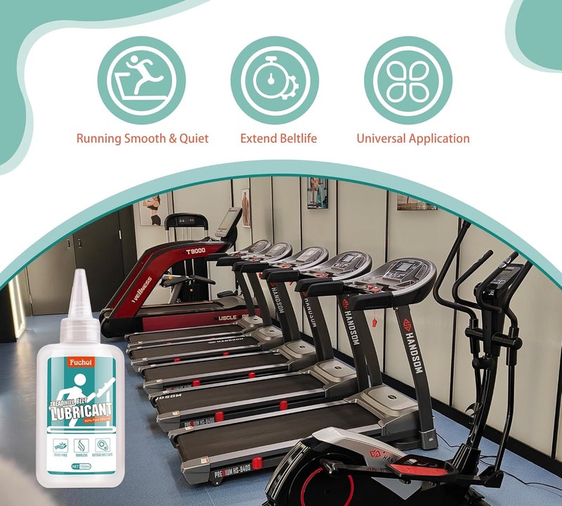Fuchoi Treadmill Belt Lubricant - 7oz / 200ml Treadmill Lubricant for Belt - 100% Pure Silicone Treadmill Lube - Premium Treadmill Oil with Application Tubes for Easy Use - Non-Toxic and Odorless - Image 4